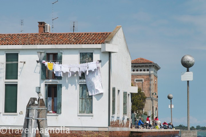 Laundry Hanging Out Window