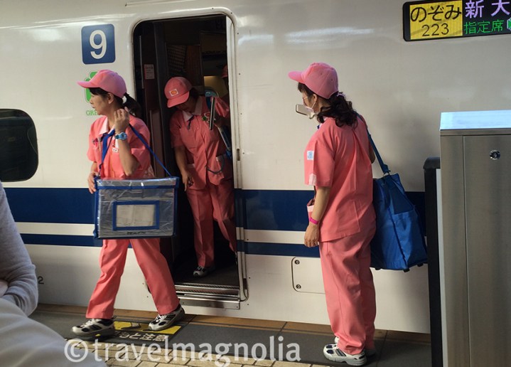 Cleanliness is next to godliness on Japan's Shinkansen