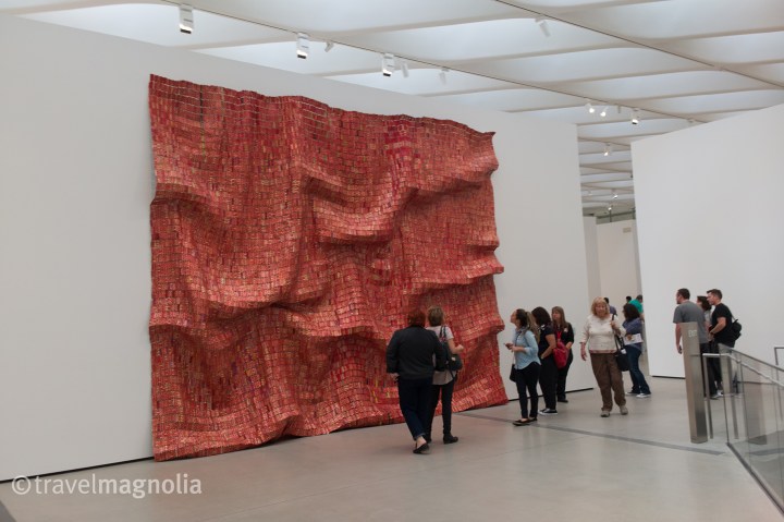 El Anatsui's Red Block