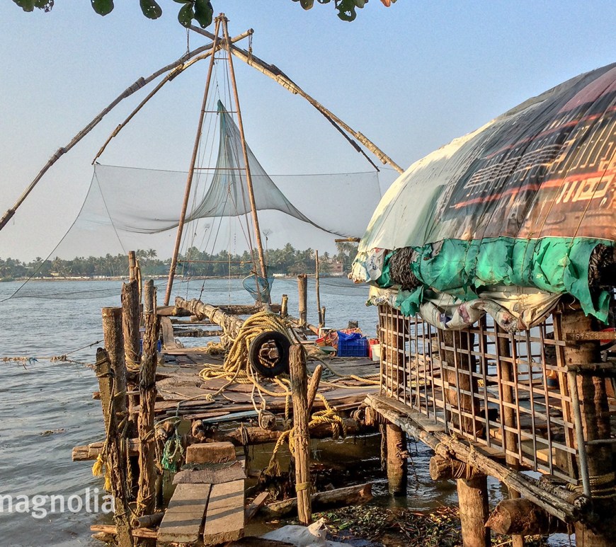 Chinese Fishing Nets, Kochi, Kerala, India, travelmagnolia.me