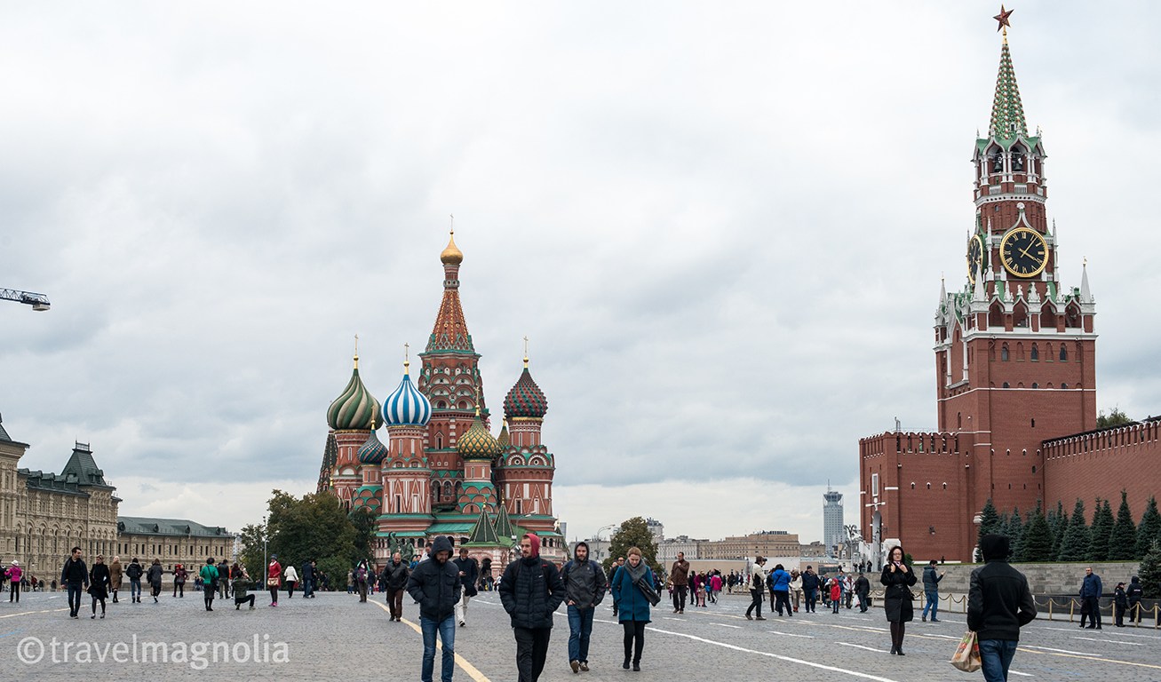 Red Square, St. Basil's Cathedral and the Kremlin, Moscow, Russia ©travelmagnolia2016