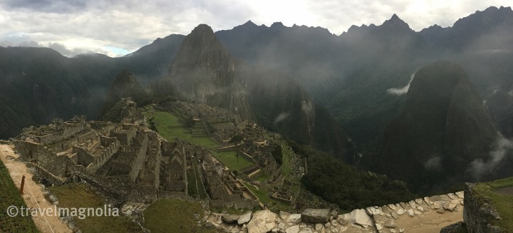 View from the Sun Gate Inti Punku