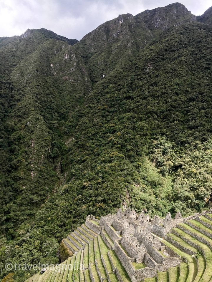 Wiñaywayna Terraces with Buildings
